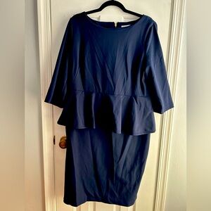 Calvin Klein Peplum Dress